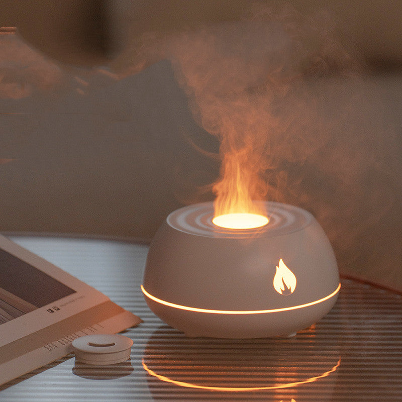 Flame Humidifier Aromatherapy Diffuser 7 Colors