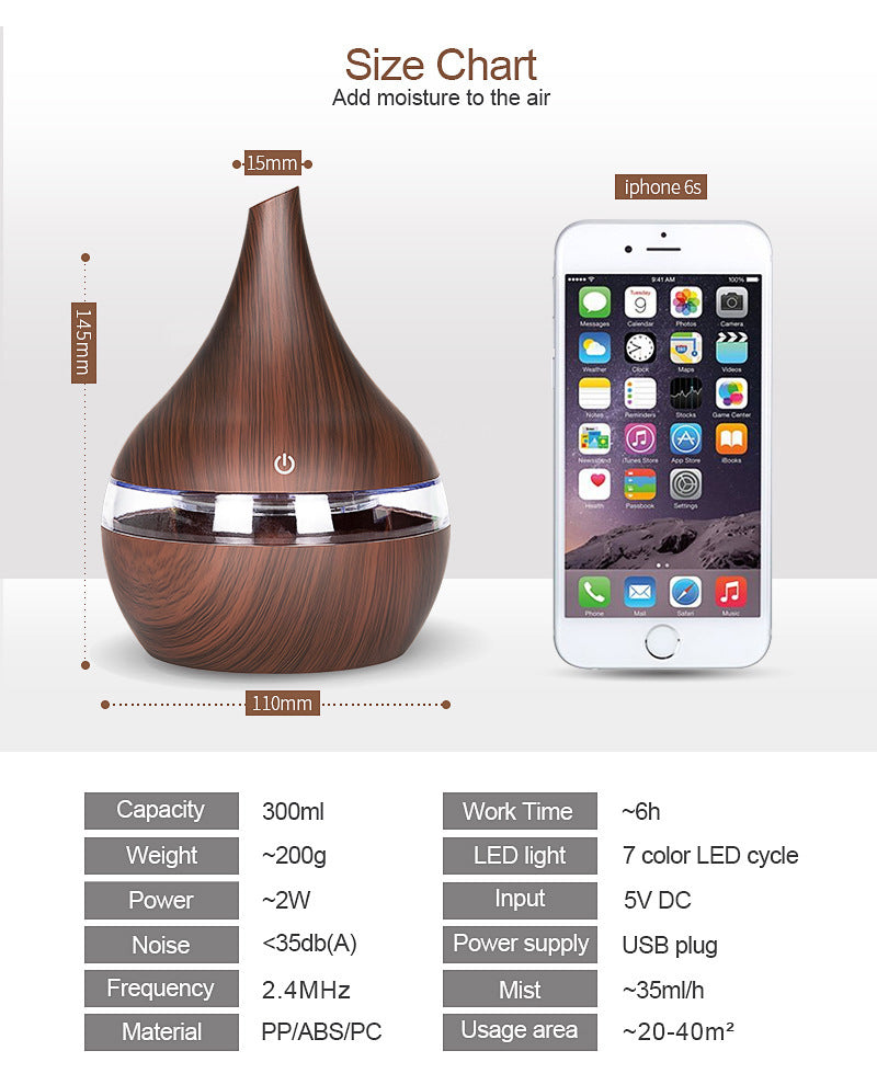LED Essential Oil Humidifier