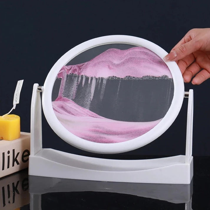 L'ombre - Œuvre d'art en sable rotatif