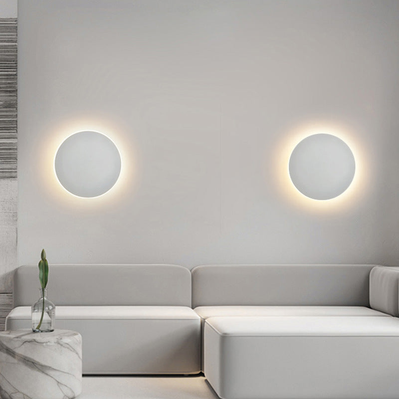 Simple Led Round Wall Lamp