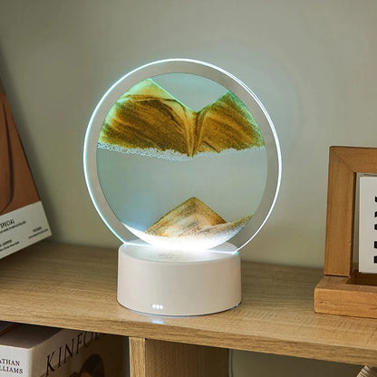 La Dune - Lampe LED Art Sable